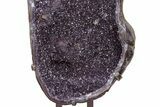 Incredible, 53.5" Amethyst Geode with Metal Stand - Artigas, Uruguay - #199978-4